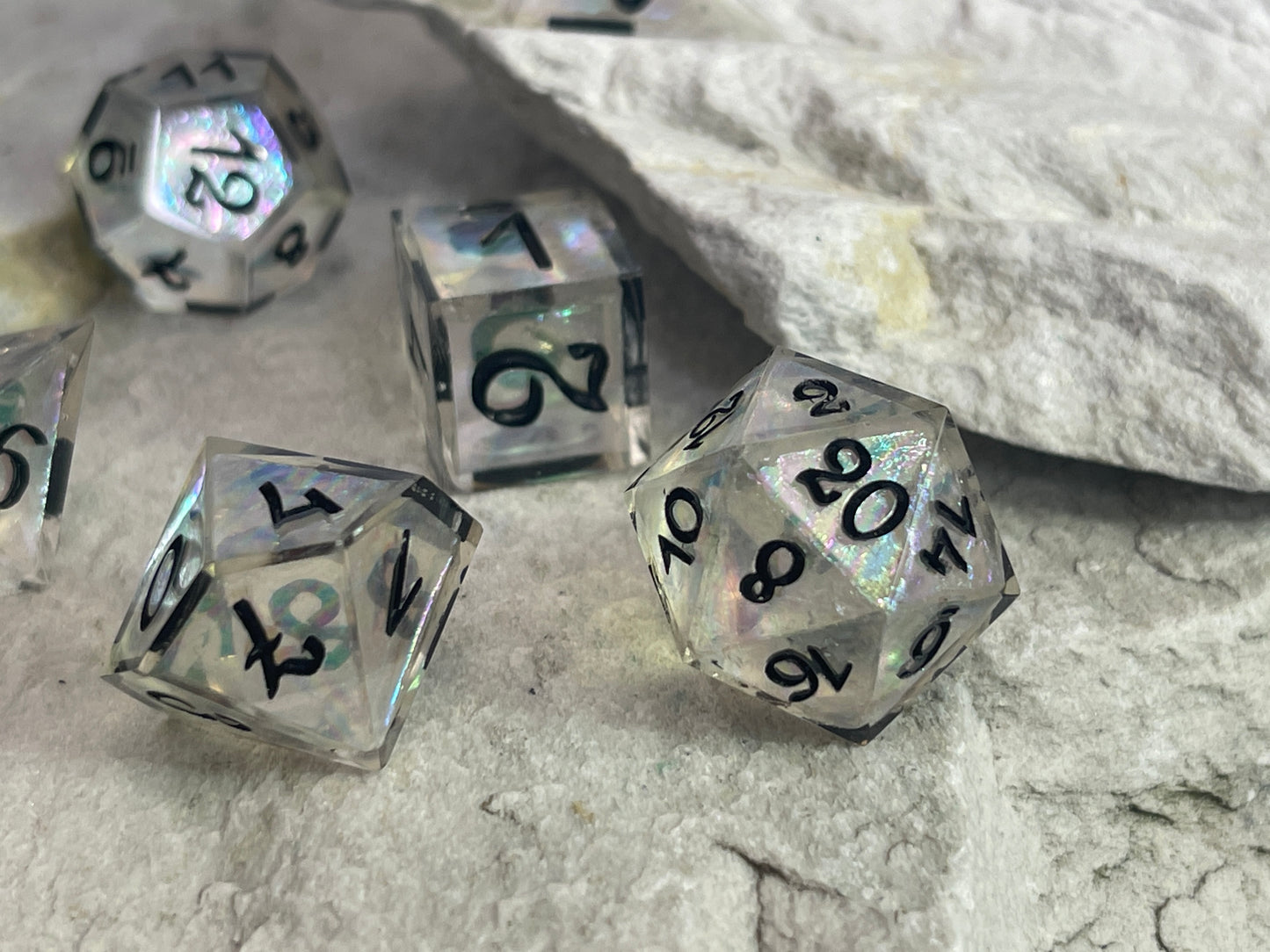 Ghost Bismuth dice set (7pcs)