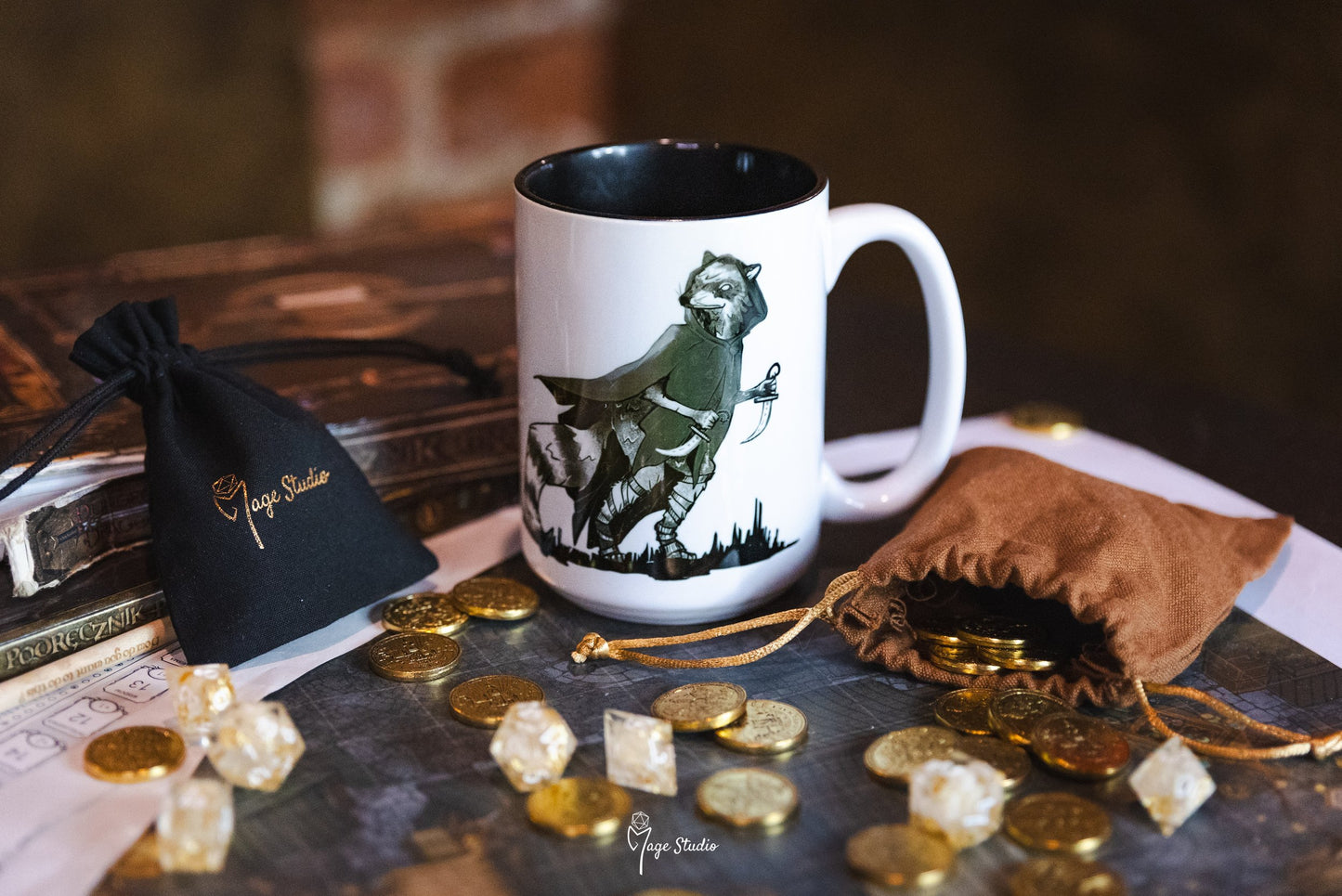 Rogue mug 450ml 15oz black inside / customization