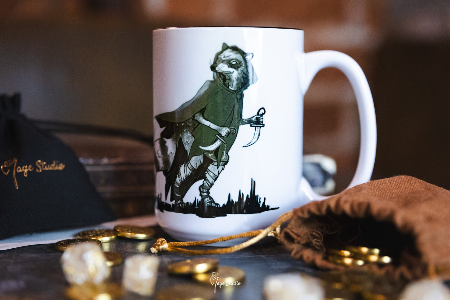 Rogue mug 450ml 15oz black inside / customization