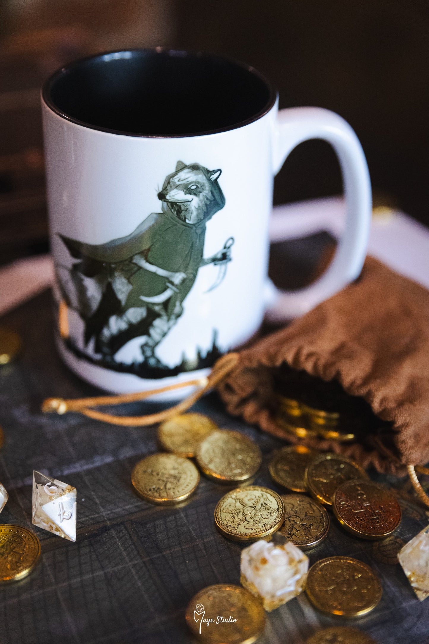 Rogue mug 450ml 15oz black inside / customization