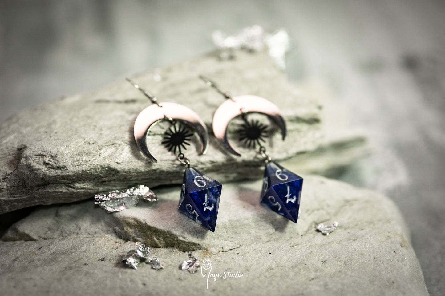 Blue Luna D8 earrings