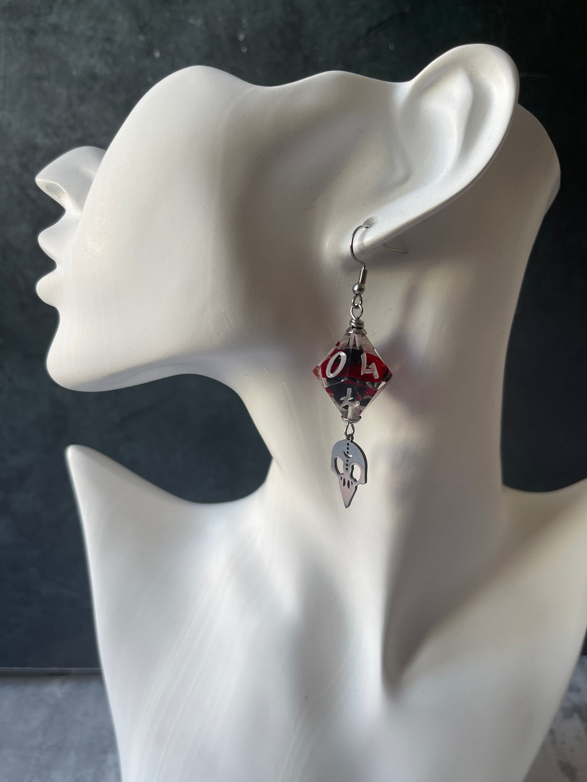 Ludna - Pâté D10 dice earrings