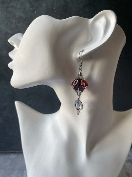 Ludna - Pâté D10 dice earrings