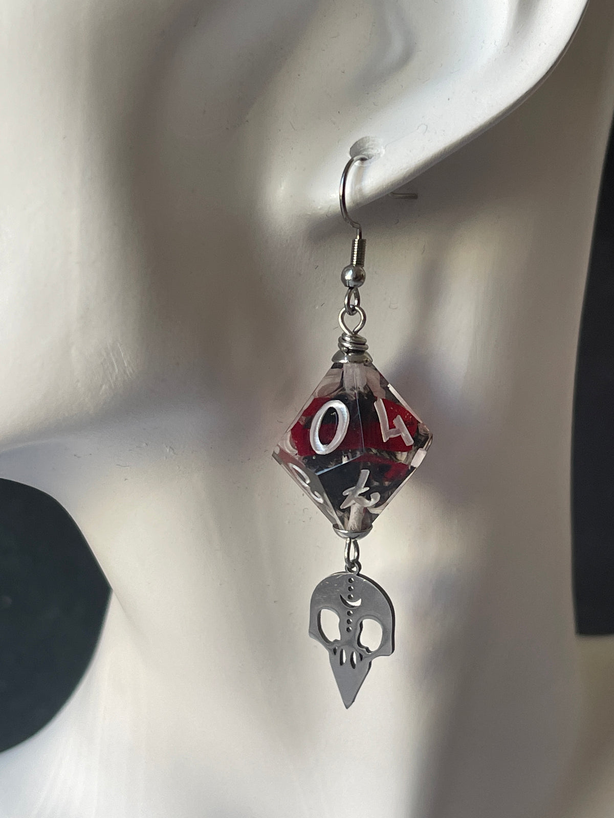 Ludna - Pâté D10 dice earrings