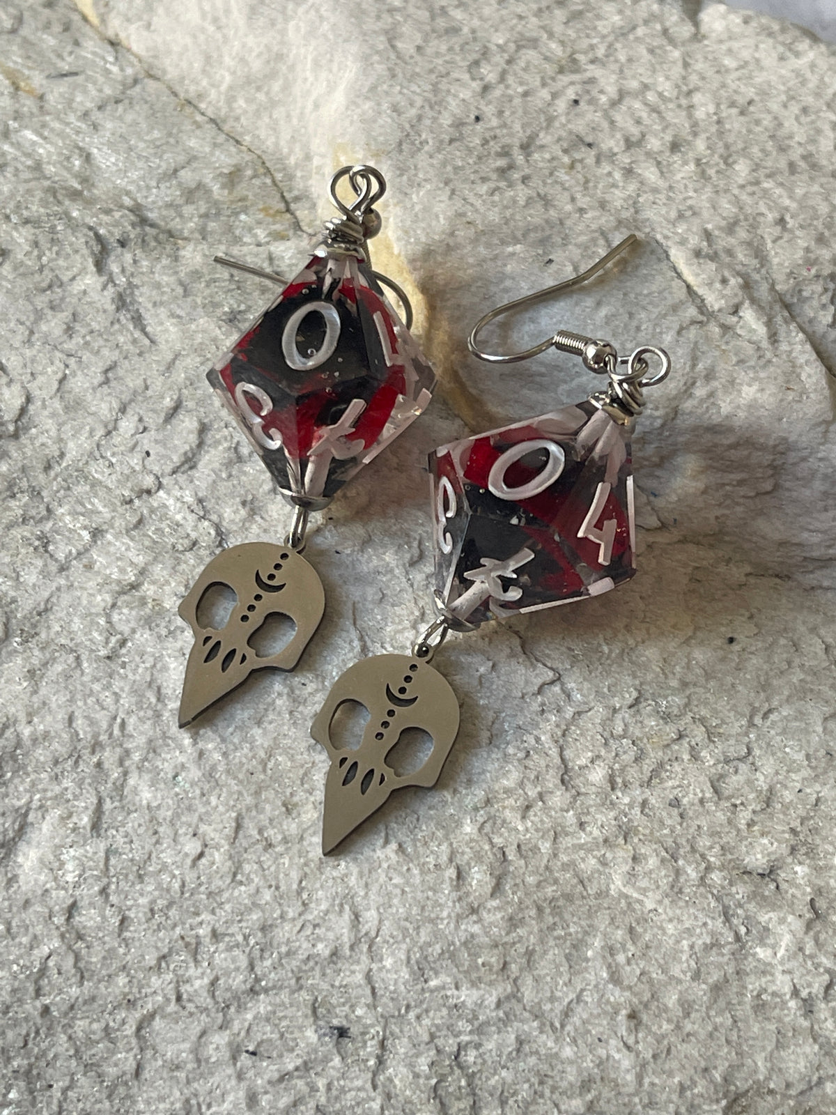 Ludna - Pâté D10 dice earrings