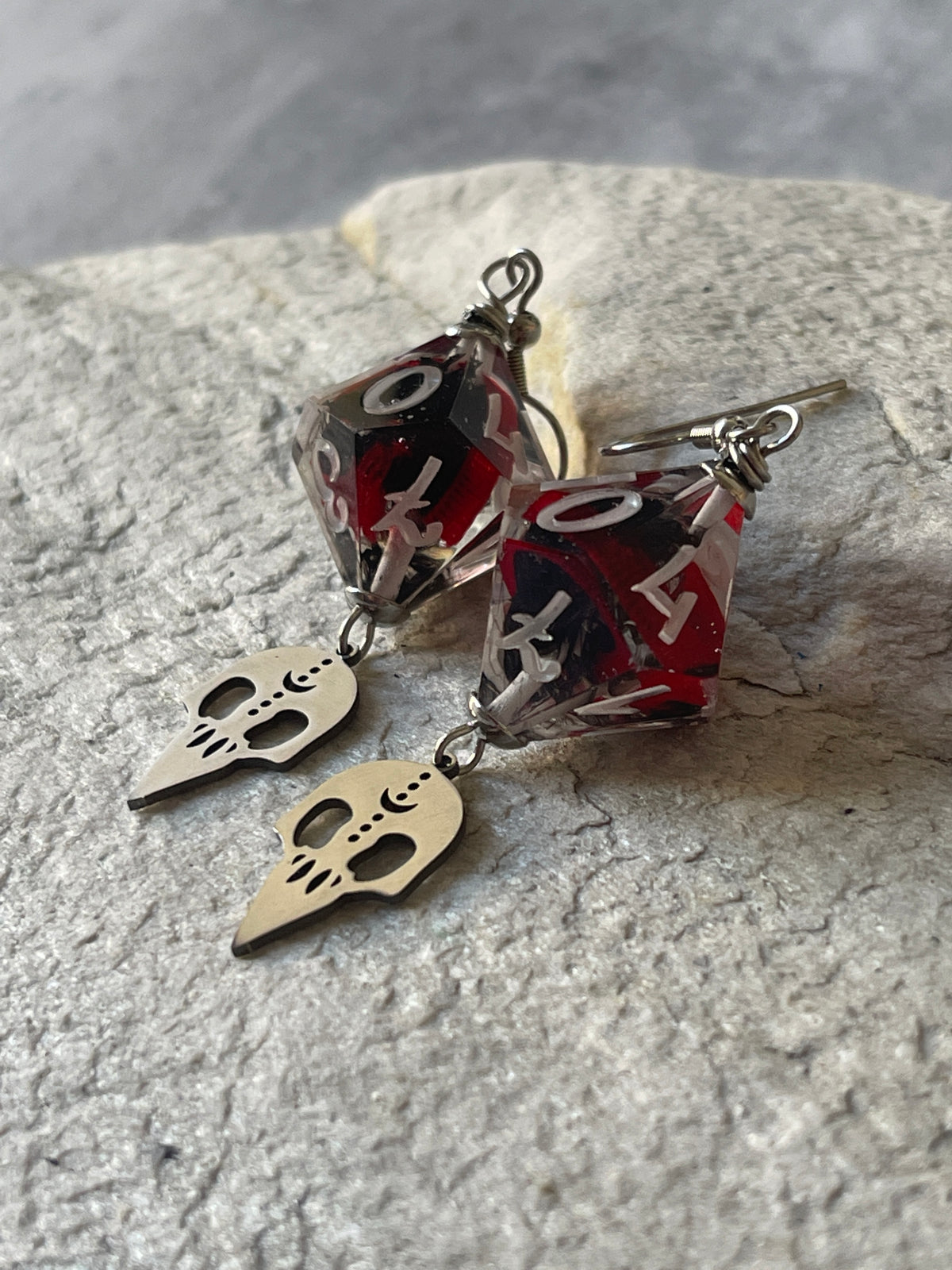 Ludna - Pâté D10 dice earrings