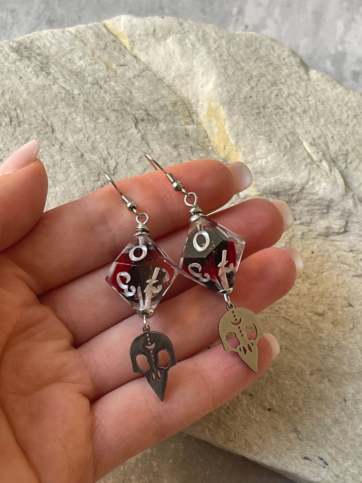 Ludna - Pâté D10 dice earrings
