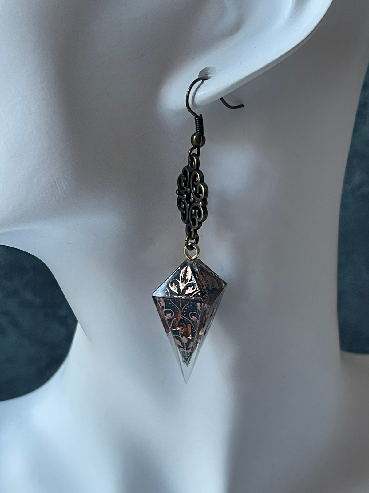 Carmilla D4 dice earrings