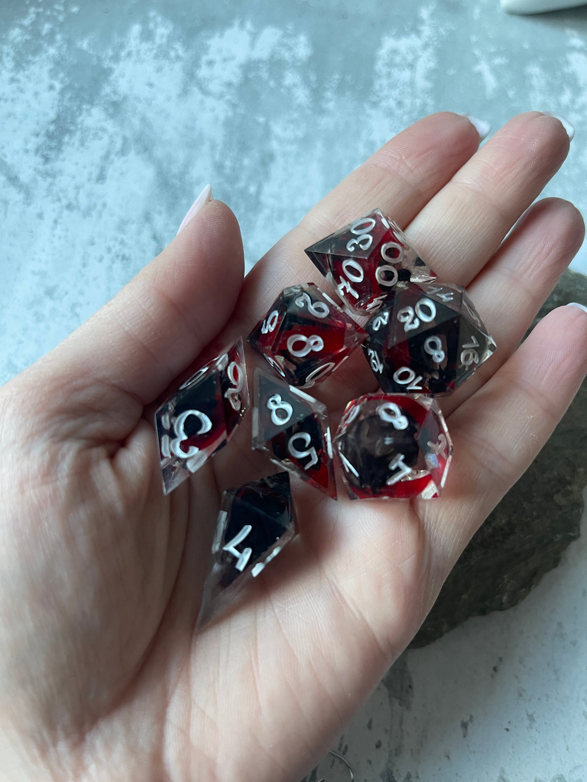 Laudna dice set  (7pcs) alternative shapes