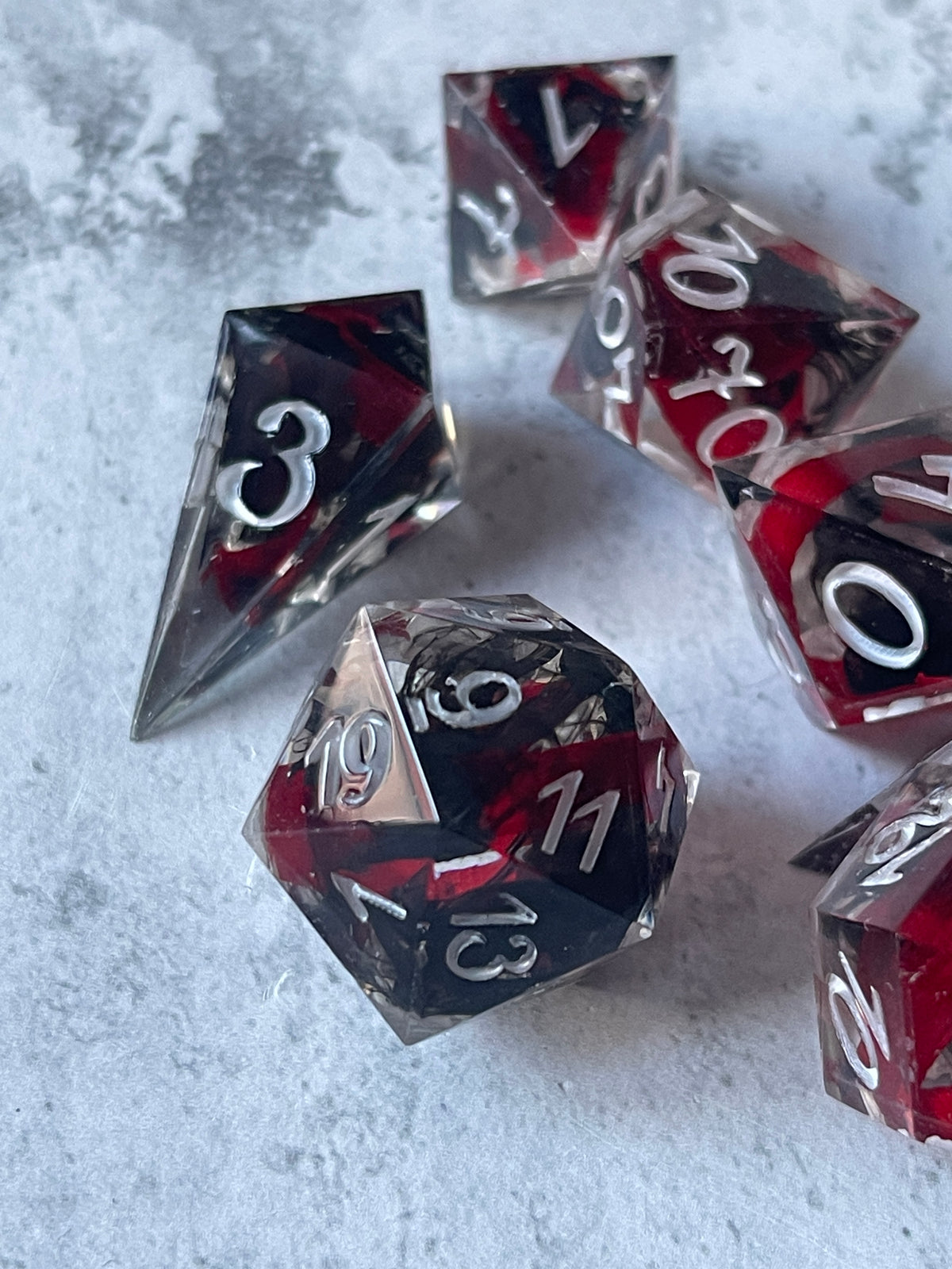 Laudna dice set  (7pcs) alternative shapes