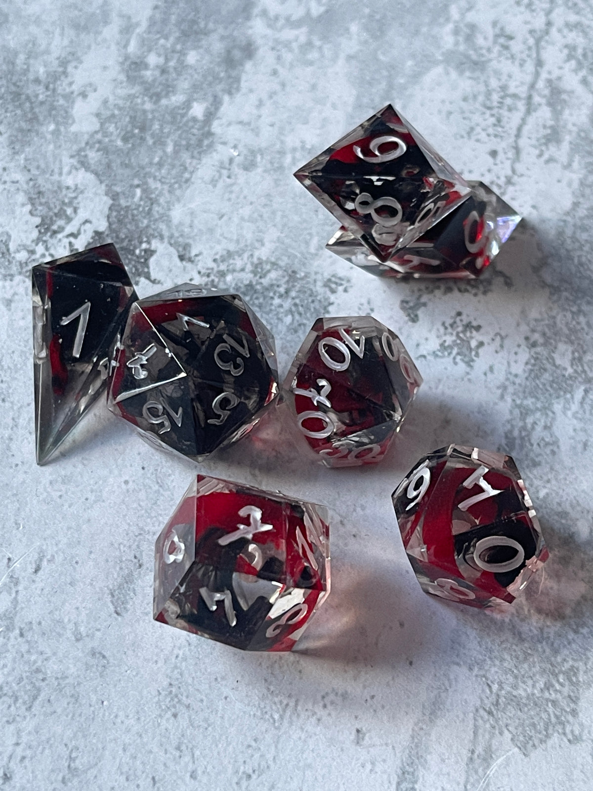 Laudna dice set  (7pcs) alternative shapes