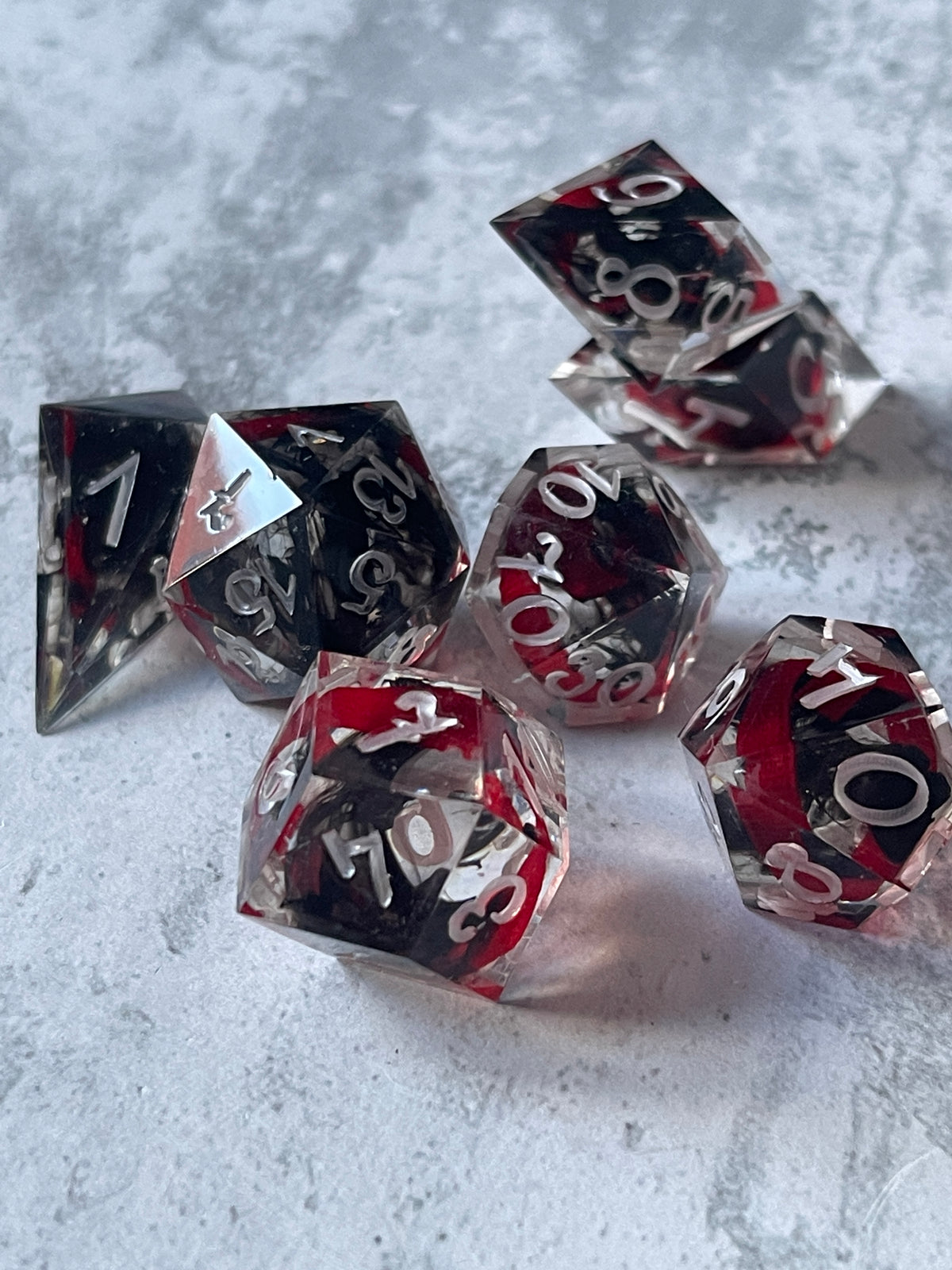 Laudna dice set  (7pcs) alternative shapes
