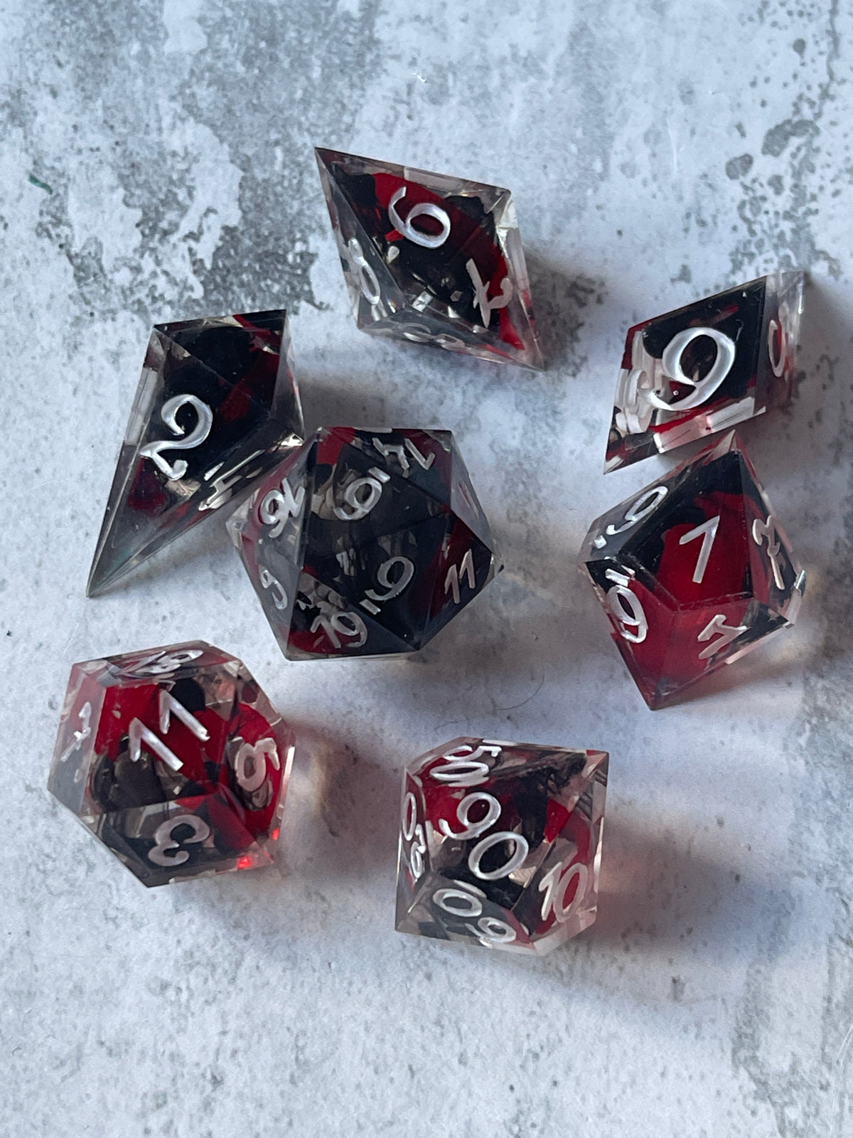 Laudna dice set  (7pcs) alternative shapes