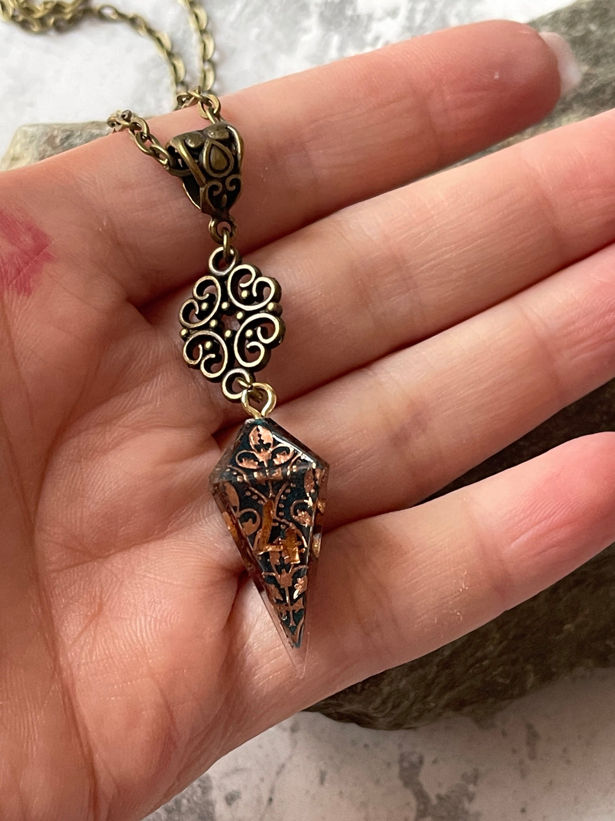 Carmilla Shard D4 die necklace