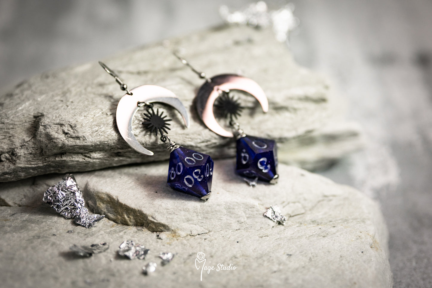 Blue Luna D100 earrings