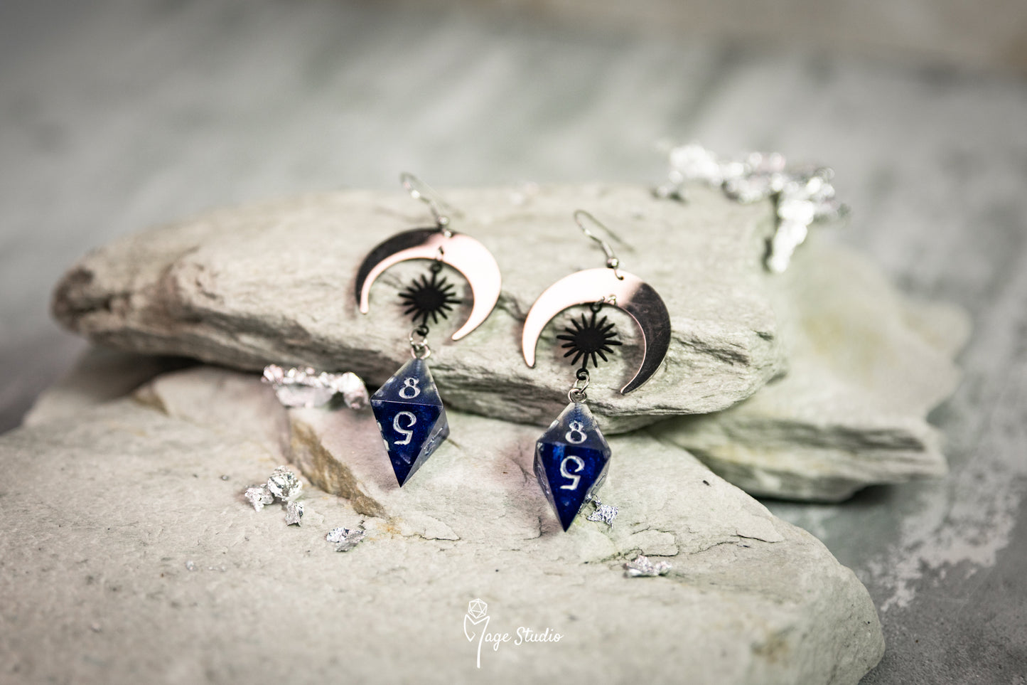 Blue Luna D8 earrings