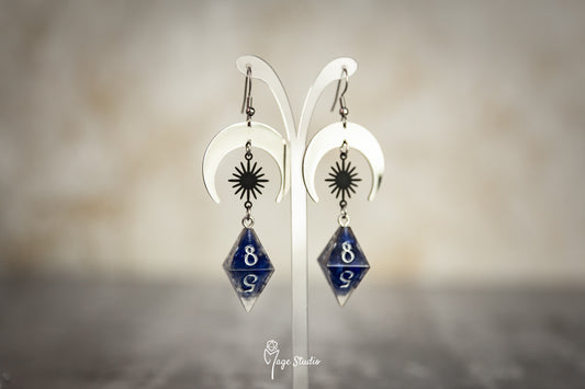 Blue Luna D8 earrings