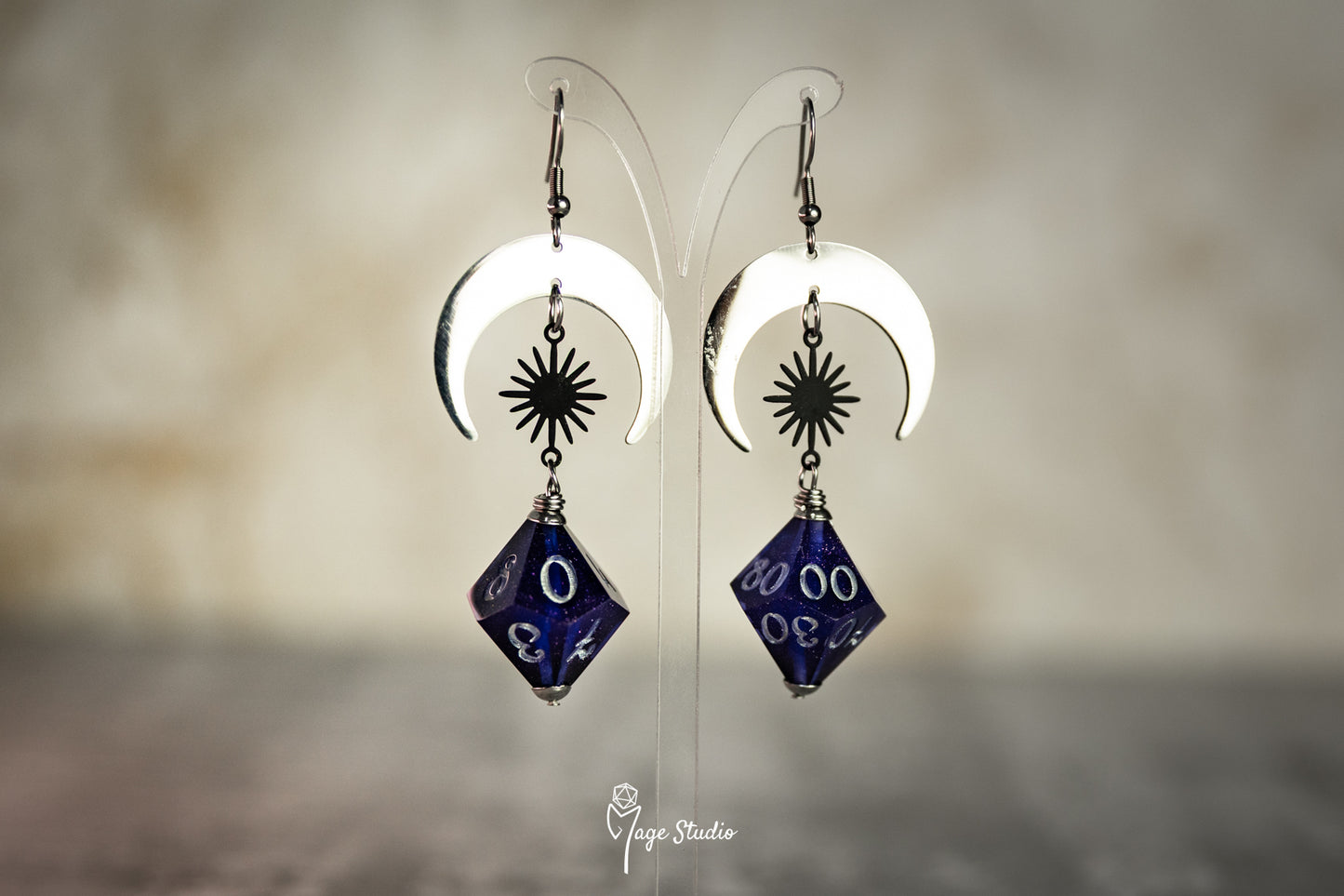 Blue Luna D100 earrings