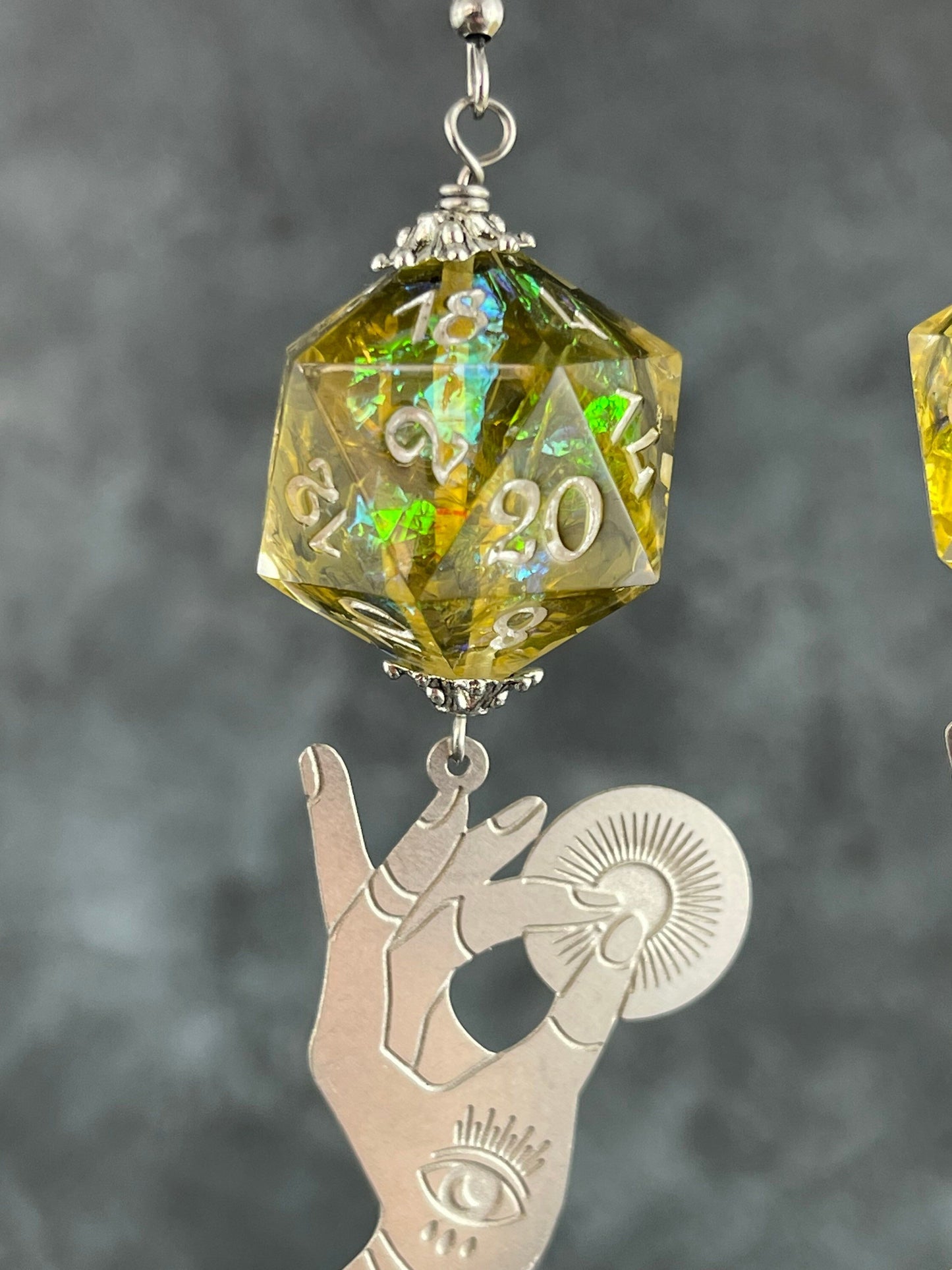 Blessing  D20 earrings yellow